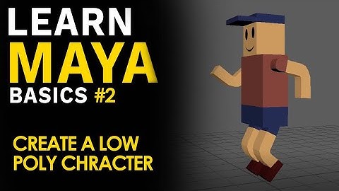 Maya Tutorial 2 | Maya overview | Make low poly character | Valac Learn