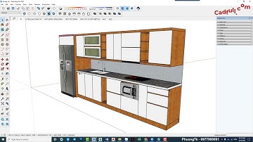 ♻️ Layout Sketchup - Tủ Bếp Học Kỹ Để Làm Đúng - PhuongTk