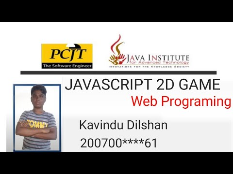 JAVA Script 2D game Development  | Java Instiute | Kawindu Dilshan