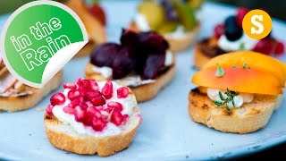 Rainbow Fruity Crostini: Out of the City