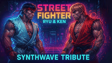 Street Fighter • Ryu & Ken Synthwave Tribute (Pixel Wave)