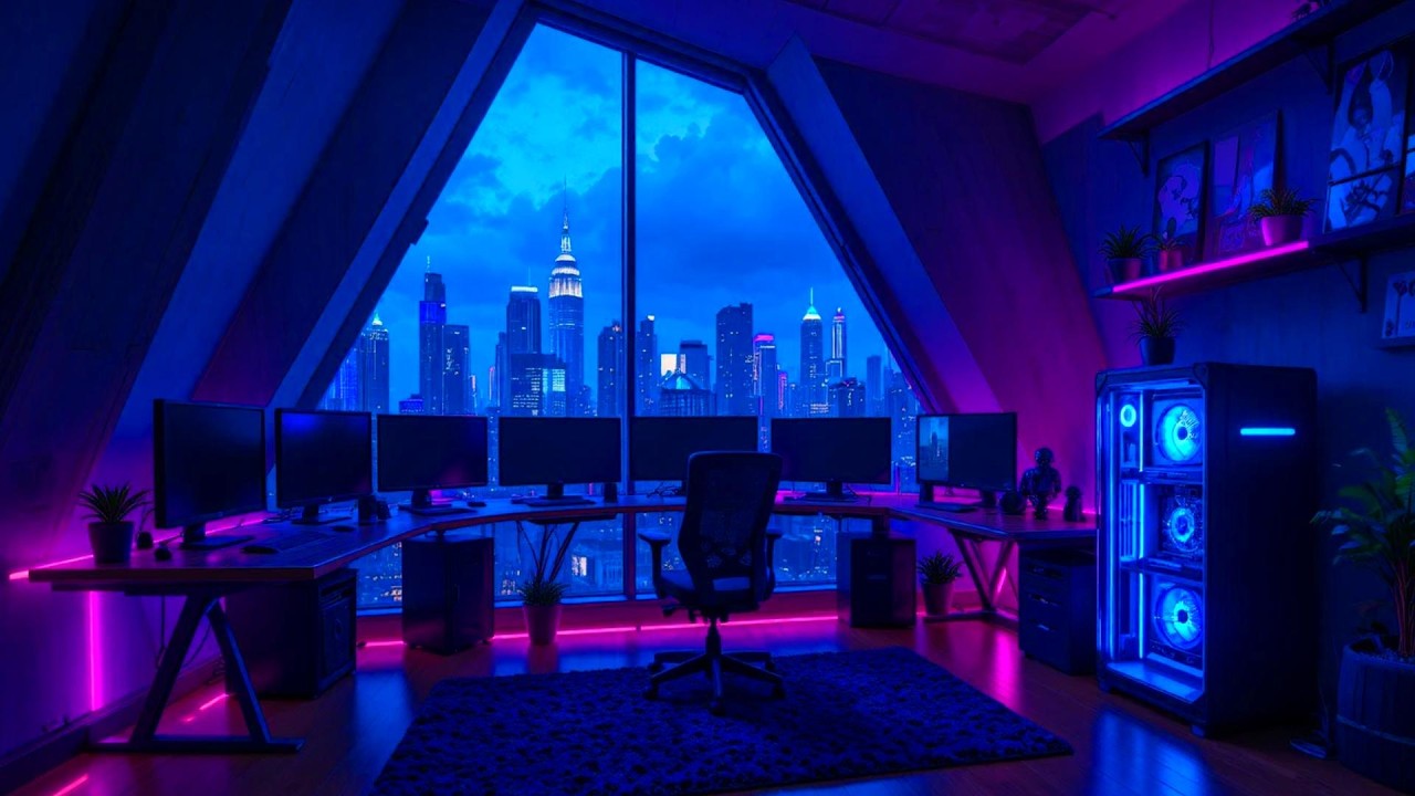 Retro 90's Rainy Lofi ☔ Vintage Chillhop Mix for Deep Focus & Night Relax