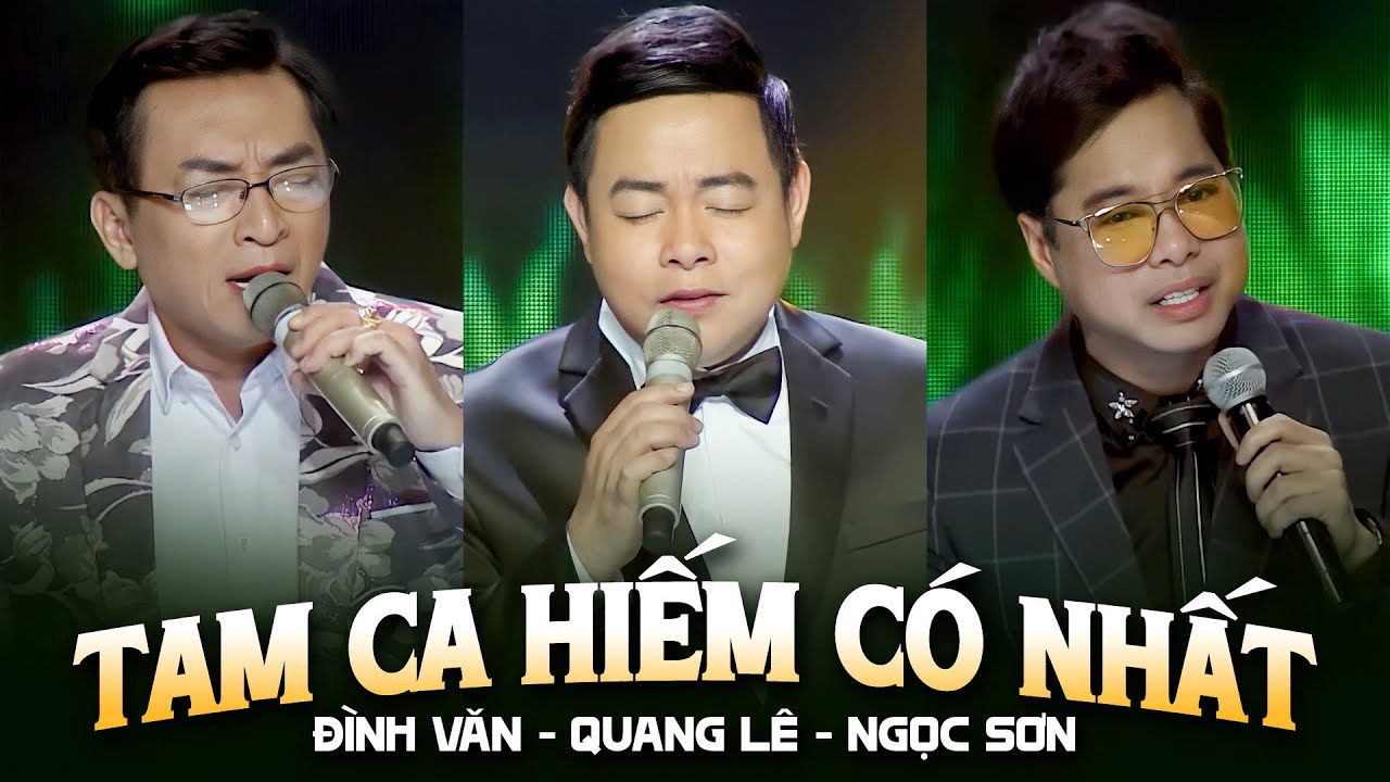 Tam Ca Bolero Hiếm Có Nhất Năm - Đình Văn, Quang Lê, Ngọc Sơn | Đêm Nhạc Bolero 2025 Nhiều Ca Sĩ