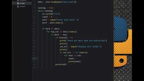 Offline Dictionary with Json data file. Part 2
