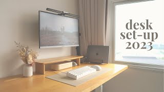 Desk Setup 2023 • Minimal and Clutter-free Workspace