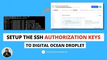 Setup The SSH Authorization Keys To Digital Ocean Droplet