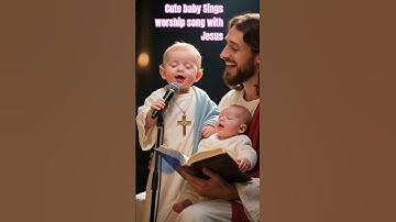 Thumbnail of ài baby cute Sings worship song with Jesus #fypyoutube #jesus #cutebaby #ai