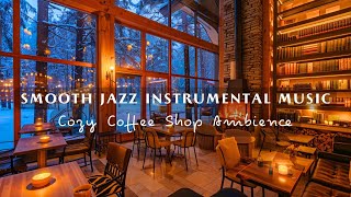 Smooth Jazz Instrumental Music ☕ Cozy Coffee Shop Ambience - Jazz Relaxing Music | Background Music