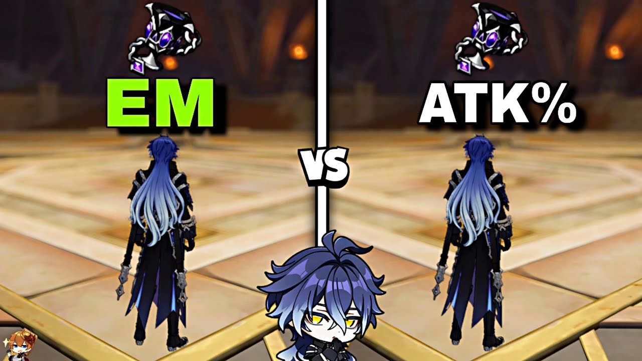 Сравнение кубка FLINS ATK% и EM | Genshin Impact
