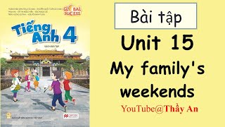 Unit 15. My family's weekends [Sách Bài Tập] | Tiếng Anh 4 Global Success 2023 - 2024