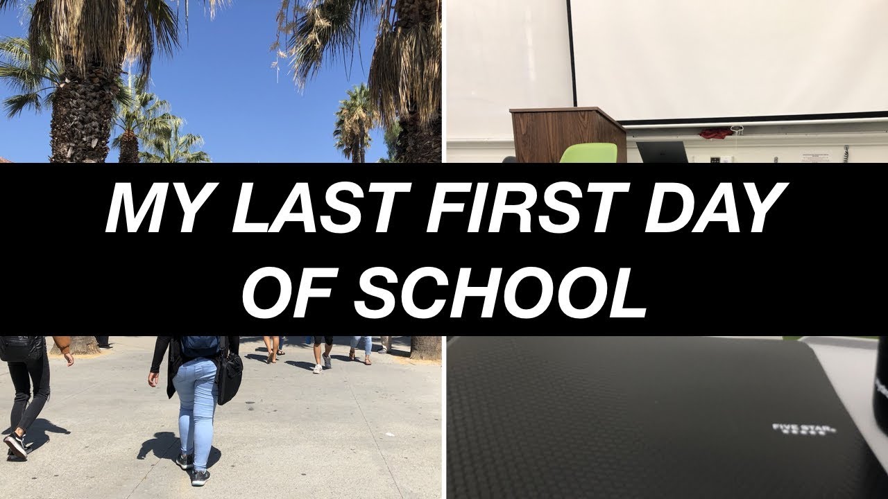 MY LAST FIRST DAY OF SCHOOL (SJSU SENIOR) YouTube