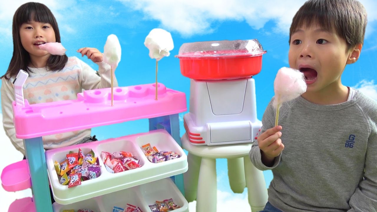 アメちゃんからわたあめを作るよ♬ - YouTube