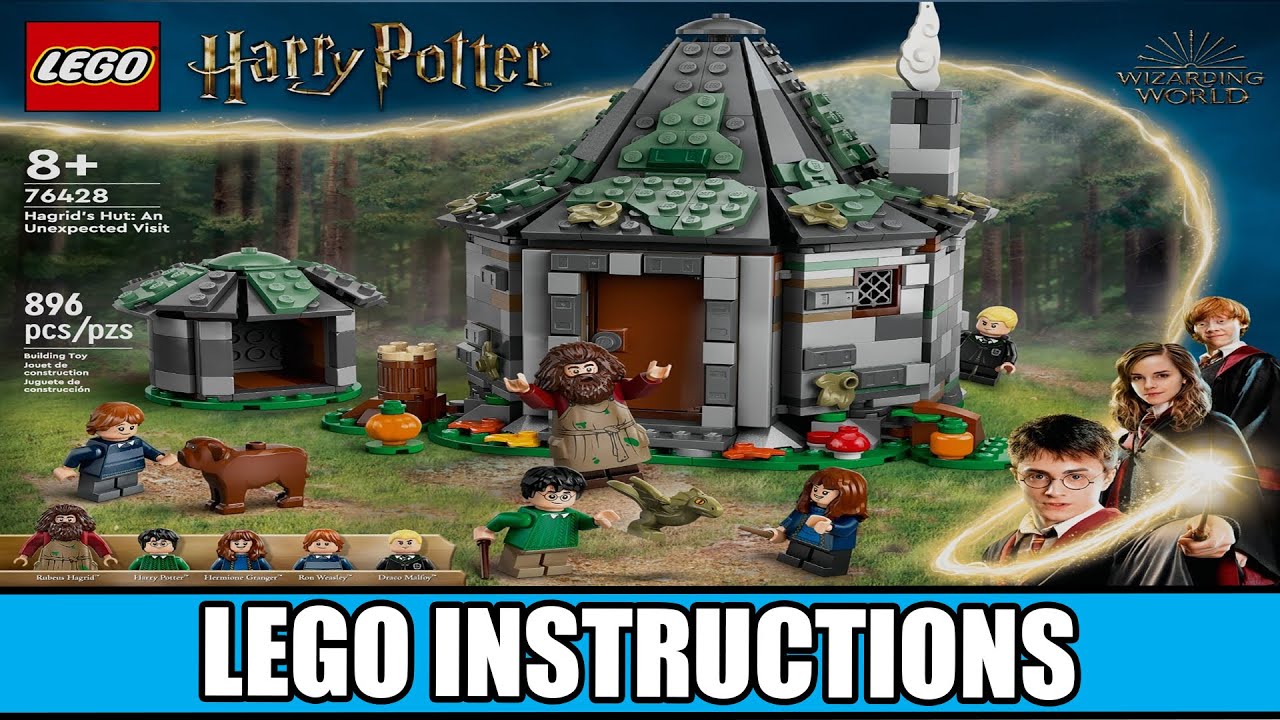 Harry Potter - Philosopher's Stone - Hagrid's Hut: An Unexpected Visit LEGO instructions