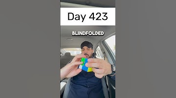 Day 423 of solving the Rubik’s cube blindfolded every single day until I break the National Record.