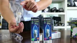 GOODGOODS　4W　LED電球　電球色　E12・E17・E26　（TS12-DQ）