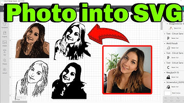 HOW TO MAKE A PHOTO INTO AN SVG FOR CRICUT  (Cricut Design Space Tutorial 4 different ways!)