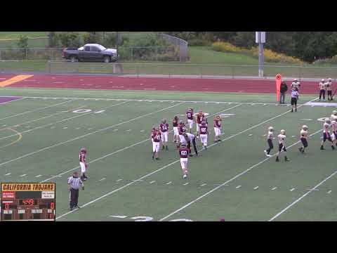 California vs. McGuffey Middle School Football 9-30-20