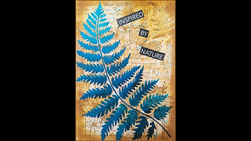 Mixed Media Art Journal Page - Stamps And Stencil