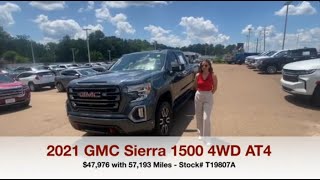 2021 GMC SIERRA 1500 4-Wheel Drive AT4 for Sale Used Gmc At4 For Sale