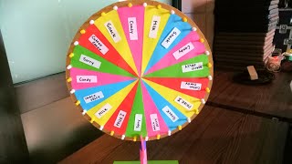 How to make wheel of fortune with fidget spinner screenshot 1