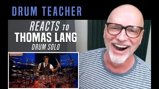 Drum Teacher Reacts to Thomas Lang - Drum Solo