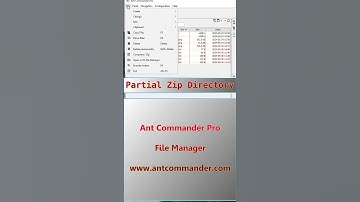 Compress partial directory on Windows #filemanager #compress #zip