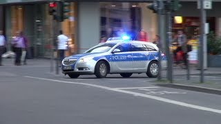 Opel Insignia Streifenwagen Polizei Frankfurt mit Hella RTK 7