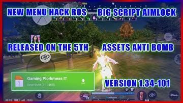 NEW MENU HACK ROS SCRIPT BIG AIMLOCK CHARACTER ASSETS ANTI BOMB NO ROOT 100%| BY GAMING PLORKMEAS IT