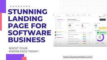 Modern Landing Page Design for Software business - Block Theme Bootstrap 5