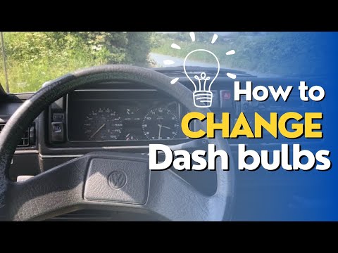 How to Change a VW Golf MK2 Speedo Cluster and Bulbs