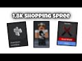 18k robux shopping spree 