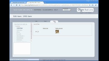 Olga Flash CMS - CMS features