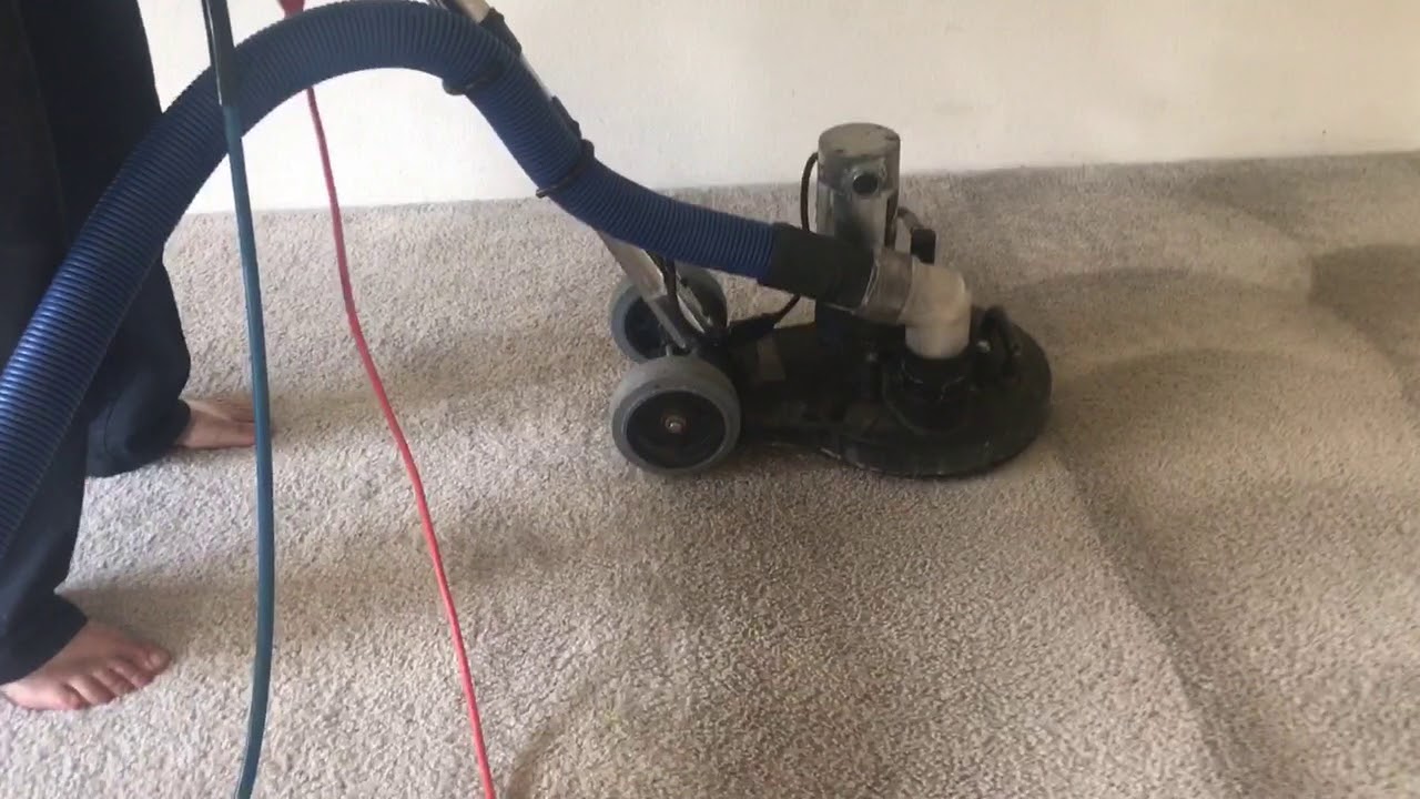 Kailua Carpet Cleaning of an extremely dirty carpet Black Diamond