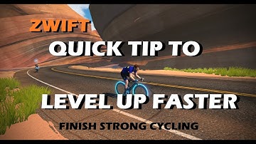 Quick Tip to Level Up Faster on Zwift
