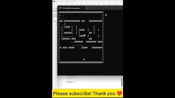 PAC MAN game in C++.