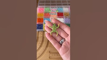 Beaded Frog Tutorial 🐸✨ #Frog #Beads #Tutorial
