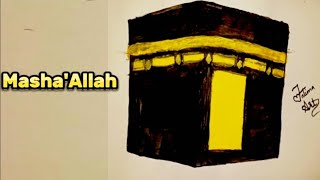 Khaana Ka'aba | Coloring In Khaana Ka'aba ✨ | Fatima Art |