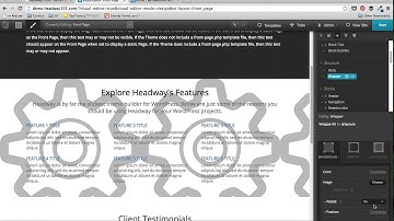 Working with Headway 002: Skins/Templates for 3.6