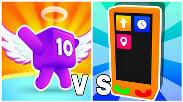 Level Up Numbers vs Mobile Run - ASMR Gameplay (Freepya, Math Games)