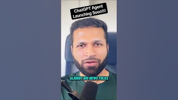 ChatGPT Agent! The new way of working with ChatGPT #ai