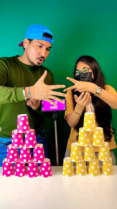 Un-stacking The Cup Relay 🤯