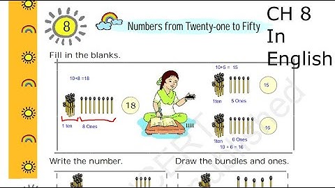 Maths Magic Class 1 | Ch 8 | Numbers from Twenty-one to Fifty in English