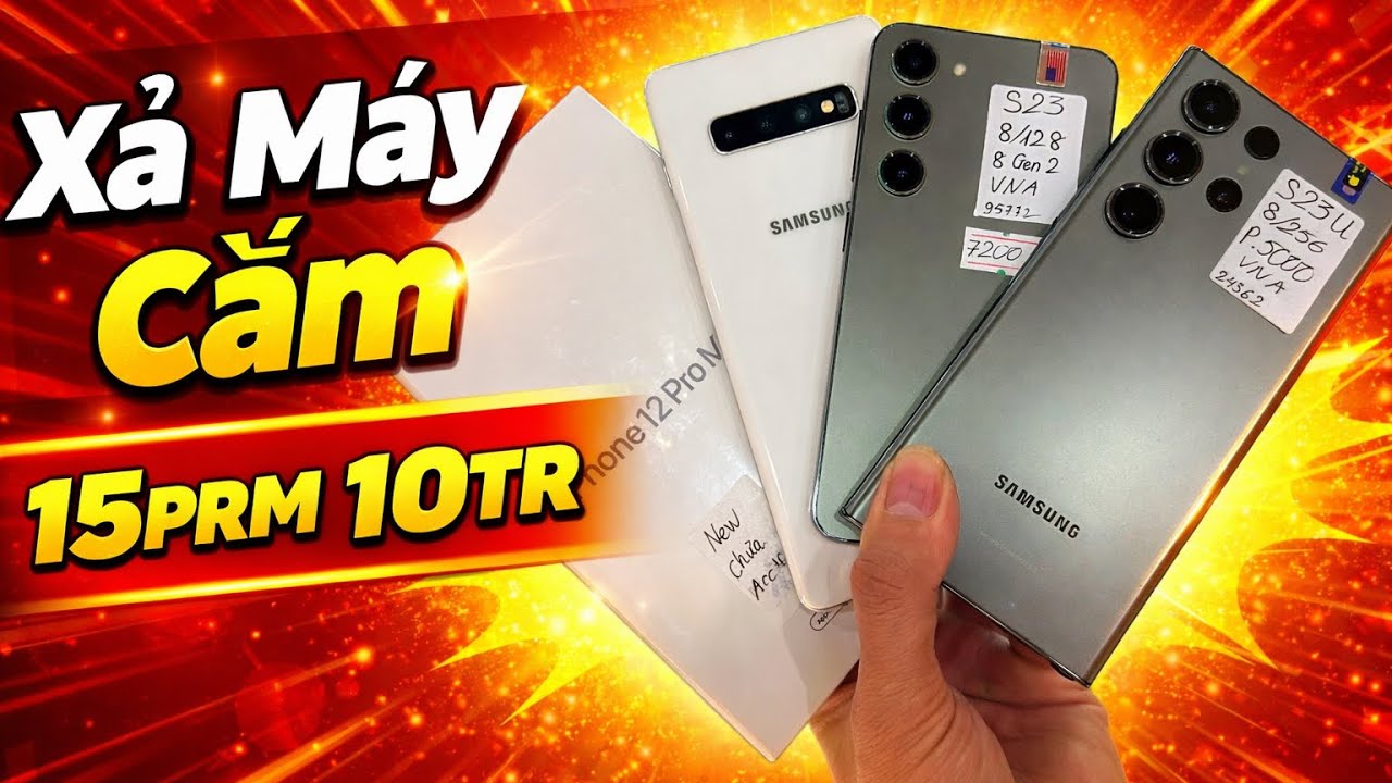 Xả Máy Cầm Cắm | 15prm Chỉ 10tr | S10Plus Ceramic Siêu Hiếm | 14Prm VNA..27/2