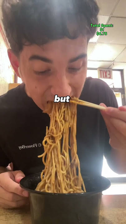 $10 Food Challenge in NYC! 🤯🔥 #foodchallenge #nycfoodie #cheapeats #cheapeatsnyc