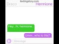 DRACO LIKES HERMIONE?!?! |textingstory|