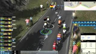 Pro cycling manager 2011 gameplay: Cugnaux - Luz Ardiden screenshot 4