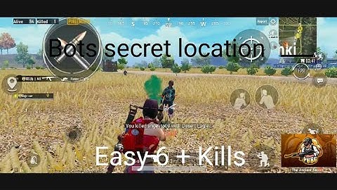 How To Find Bots In Pubg Mobile | MOST SECRET LOCATION | Bots places | Raj Racer Gaming