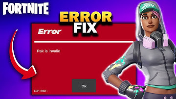 How To Fix Pak is Invalid Error in Fortnite 2025 (NEW Method)