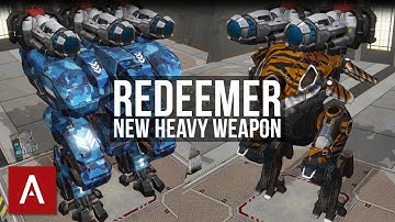 War Robots Test Server 3.5: REDEEMER (heavy) with gameplay