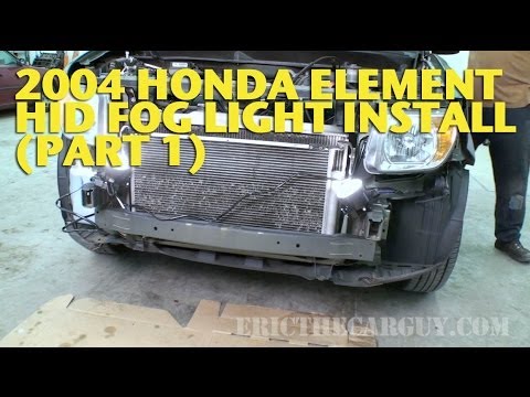 2004 Honda Element HID Fog Light 설치 (1 부) -EricTheCarGuy